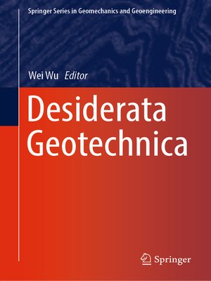 cover image of Desiderata Geotechnica